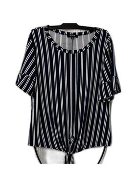 Ups and Downs navy blouse